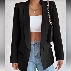 Elegant Black Women's Blazer